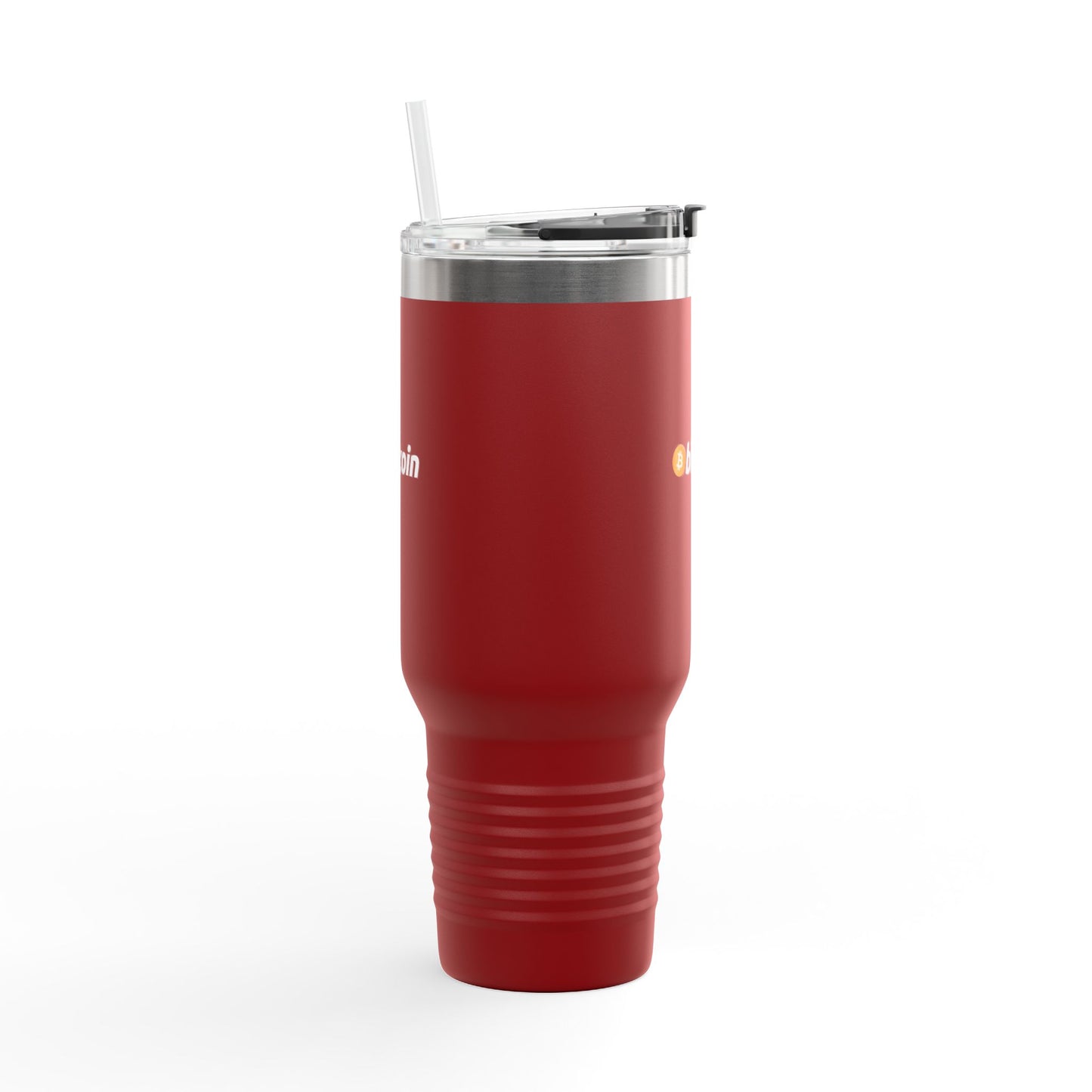 Bitcoin Insulated Travel Mug - 40oz Coffee Cup, Reusable Tumbler for Coffee Lovers, Great for Camping, Office, or Daily Use