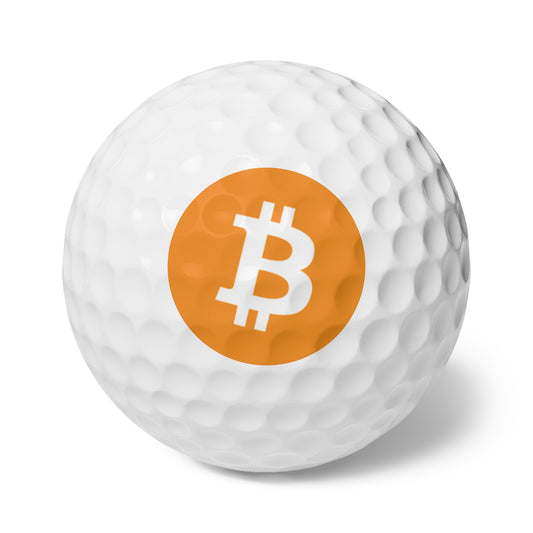 Bitcoin Golf Balls Set, Unique Gift for Golfers, Cryptocurrency Inspired Balls, Fun Golf Accessories, Perfect for Father's Day