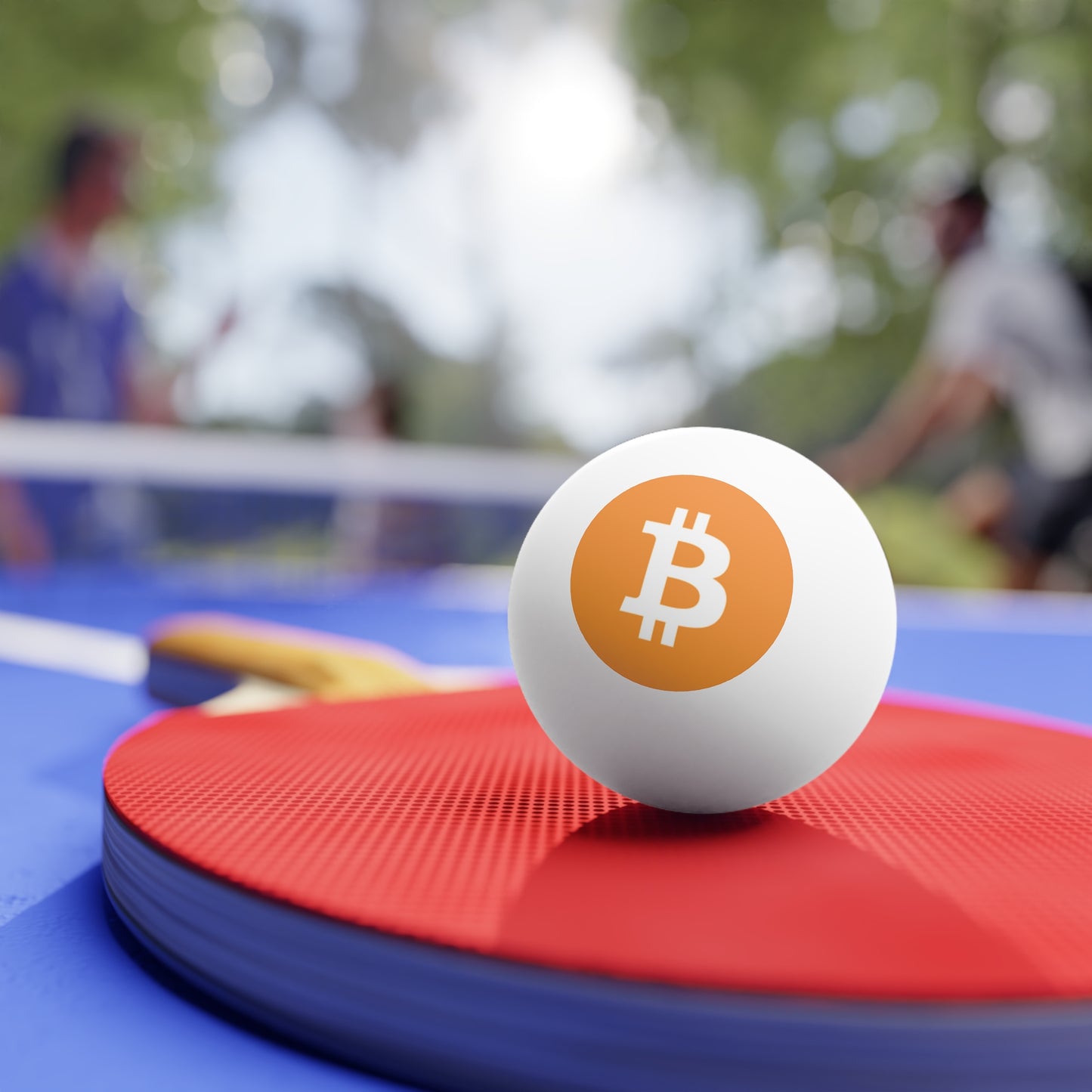 Bitcoin Ping Pong Balls - 6 Pack, Party Games, Cryptocurrency Theme, Gift for Gamers, Fun Decorations, Sports Accessories