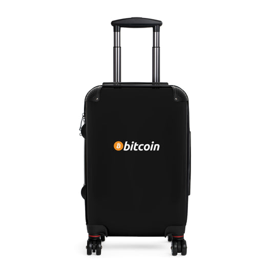 Bitcoin Travel Suitcase - Stylish Luggage for Crypto Enthusiasts, Lightweight Carry-On, Perfect for Vacations, Gifts, and Business Travel