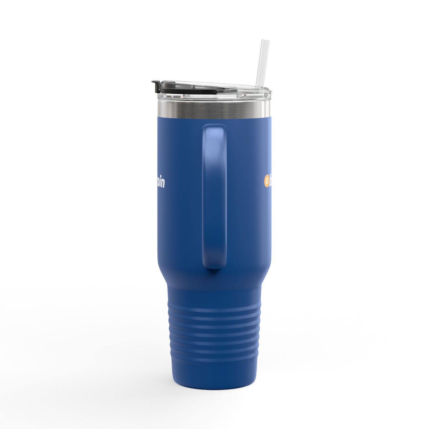 Bitcoin Insulated Travel Mug - 40oz Coffee Cup, Reusable Tumbler for Coffee Lovers, Great for Camping, Office, or Daily Use