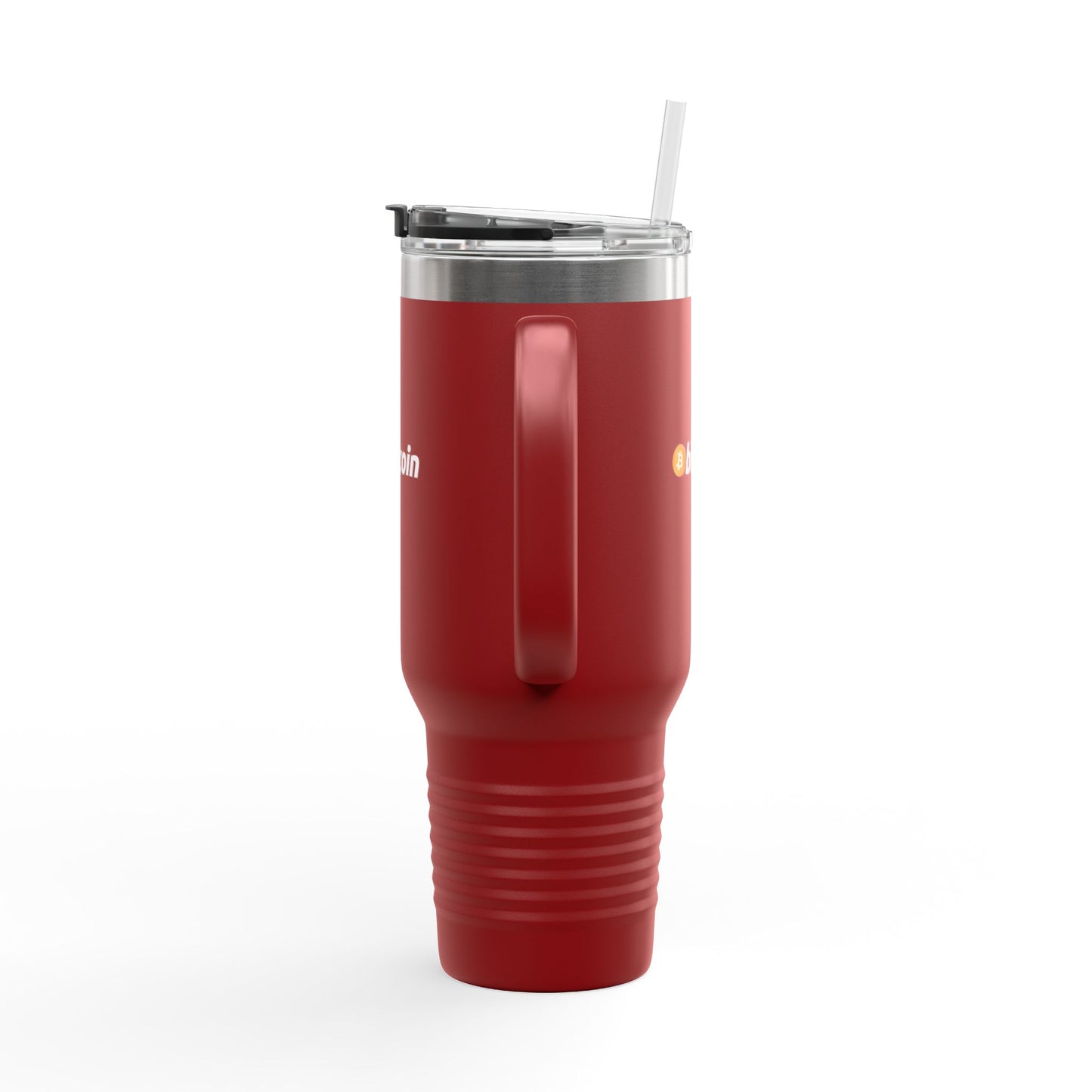 Bitcoin Insulated Travel Mug - 40oz Coffee Cup, Reusable Tumbler for Coffee Lovers, Great for Camping, Office, or Daily Use