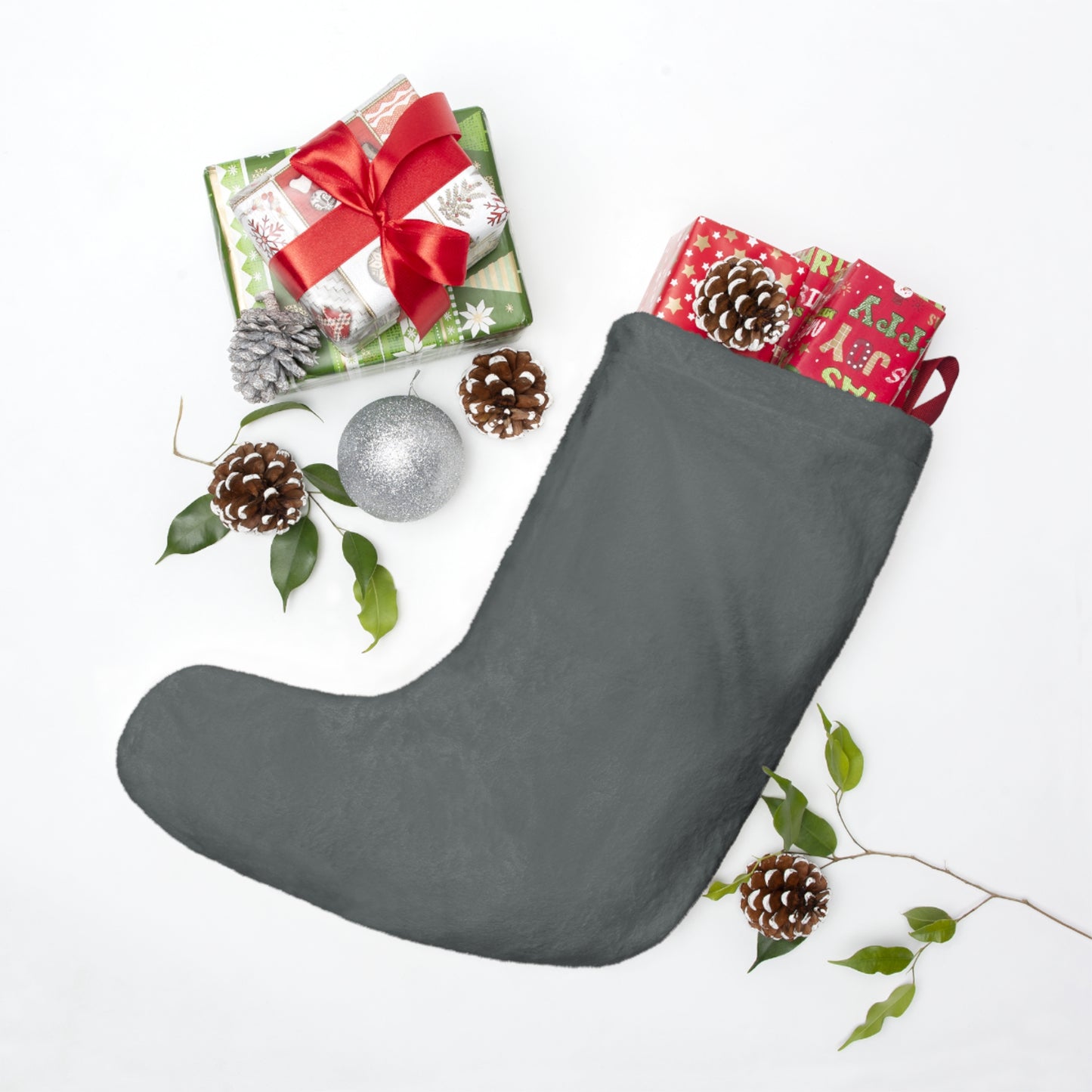 Bitcoin Christmas Stocking | Holiday Decor, Unique Gift, Cryptocurrency Lover's Stocking, Modern Yuletide Decoration, Bitcoin Fan Gift