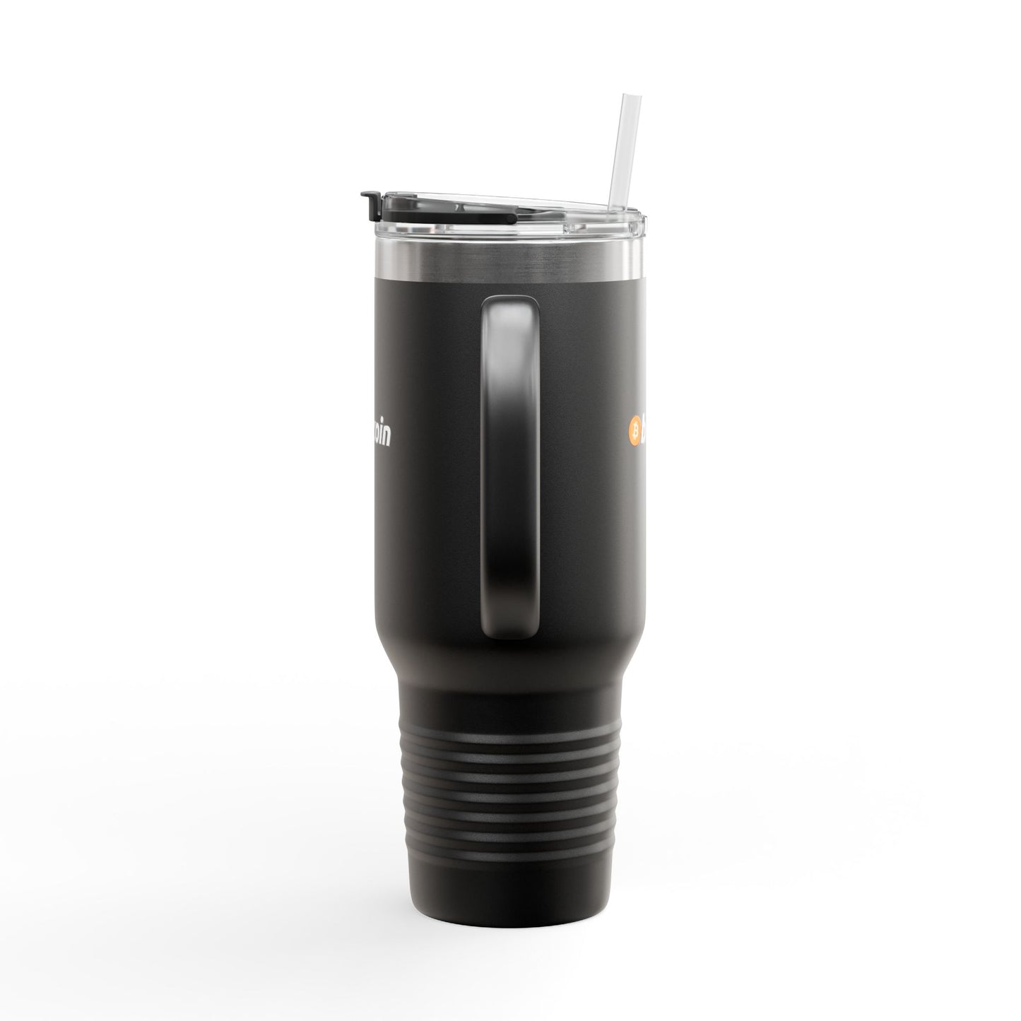 Bitcoin Insulated Travel Mug - 40oz Coffee Cup, Reusable Tumbler for Coffee Lovers, Great for Camping, Office, or Daily Use