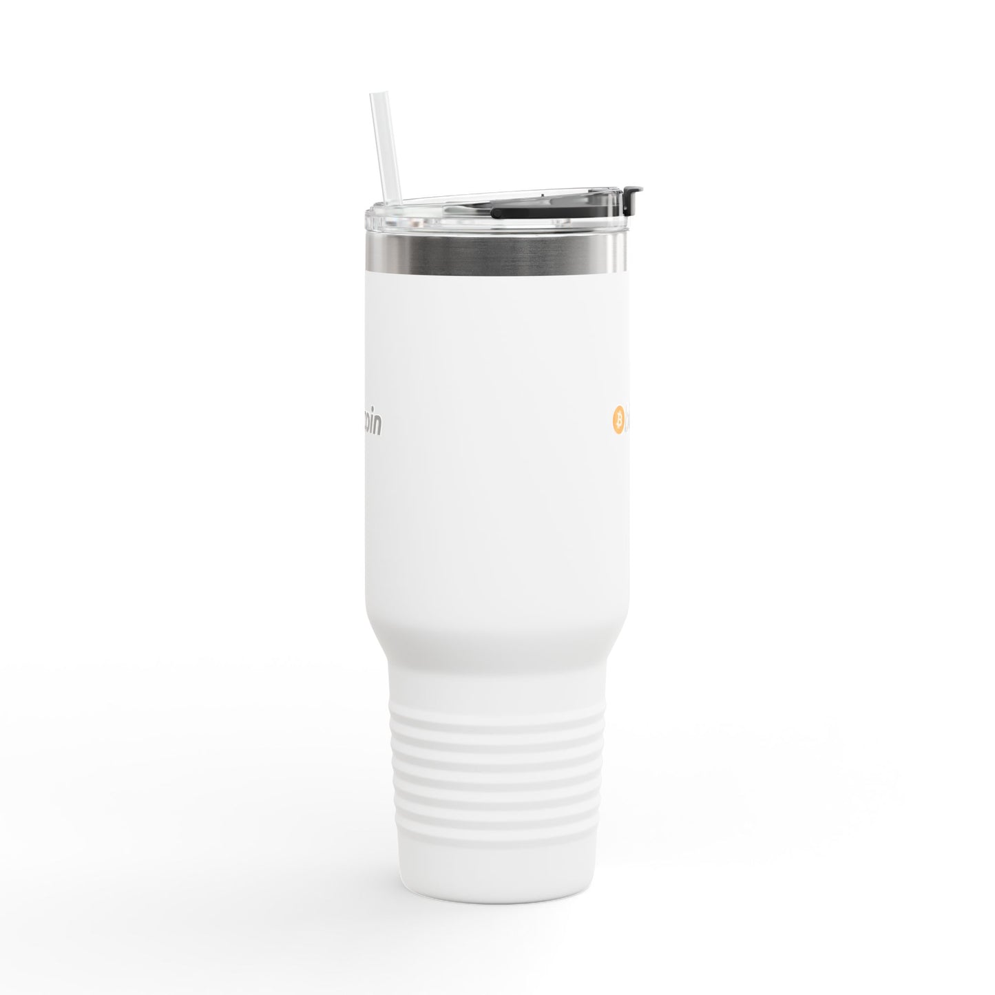 Bitcoin Insulated Travel Mug - 40oz Coffee Cup, Reusable Tumbler for Coffee Lovers, Great for Camping, Office, or Daily Use