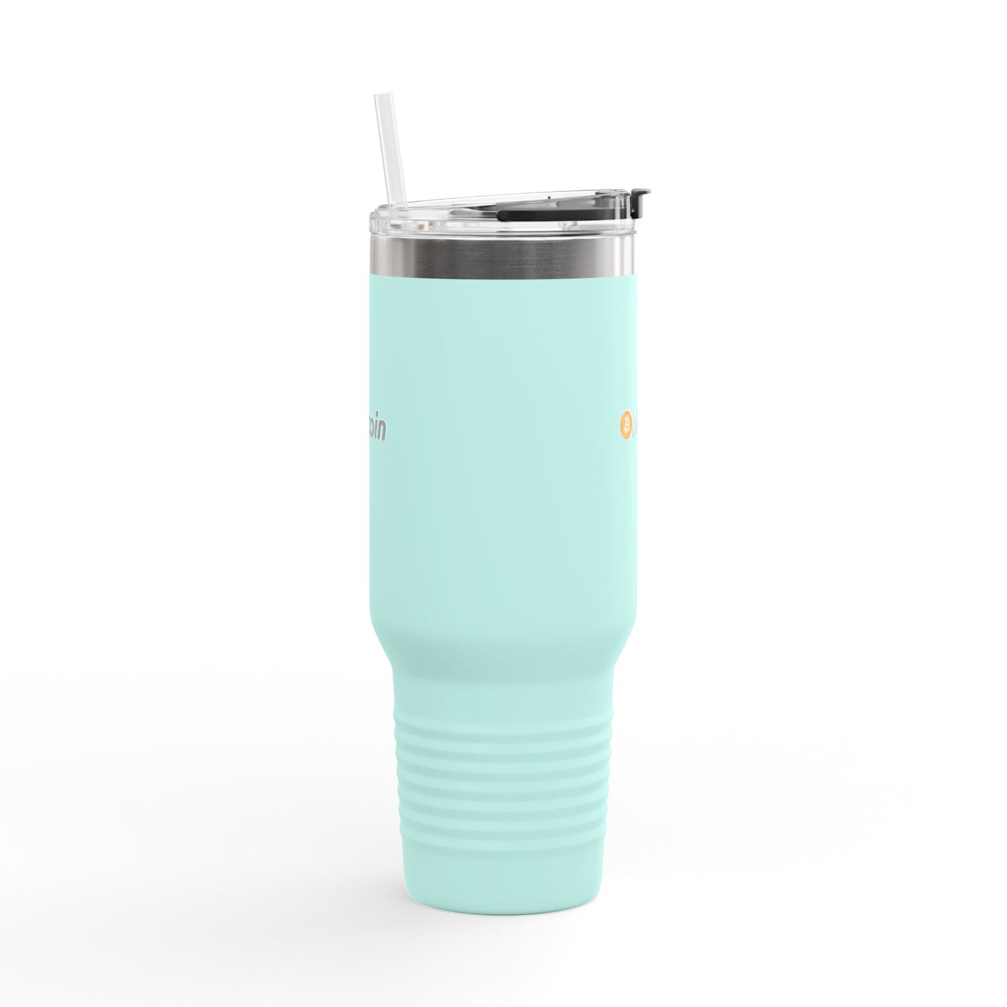 Bitcoin Insulated Travel Mug - 40oz Coffee Cup, Reusable Tumbler for Coffee Lovers, Great for Camping, Office, or Daily Use