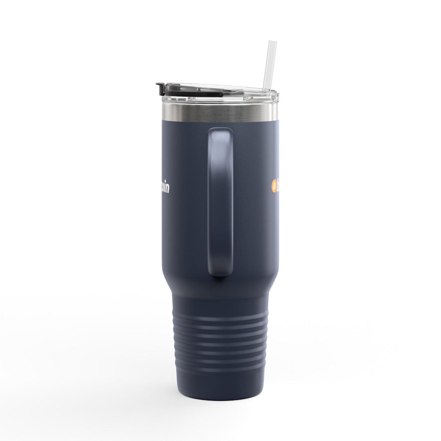 Bitcoin Insulated Travel Mug - 40oz Coffee Cup, Reusable Tumbler for Coffee Lovers, Great for Camping, Office, or Daily Use