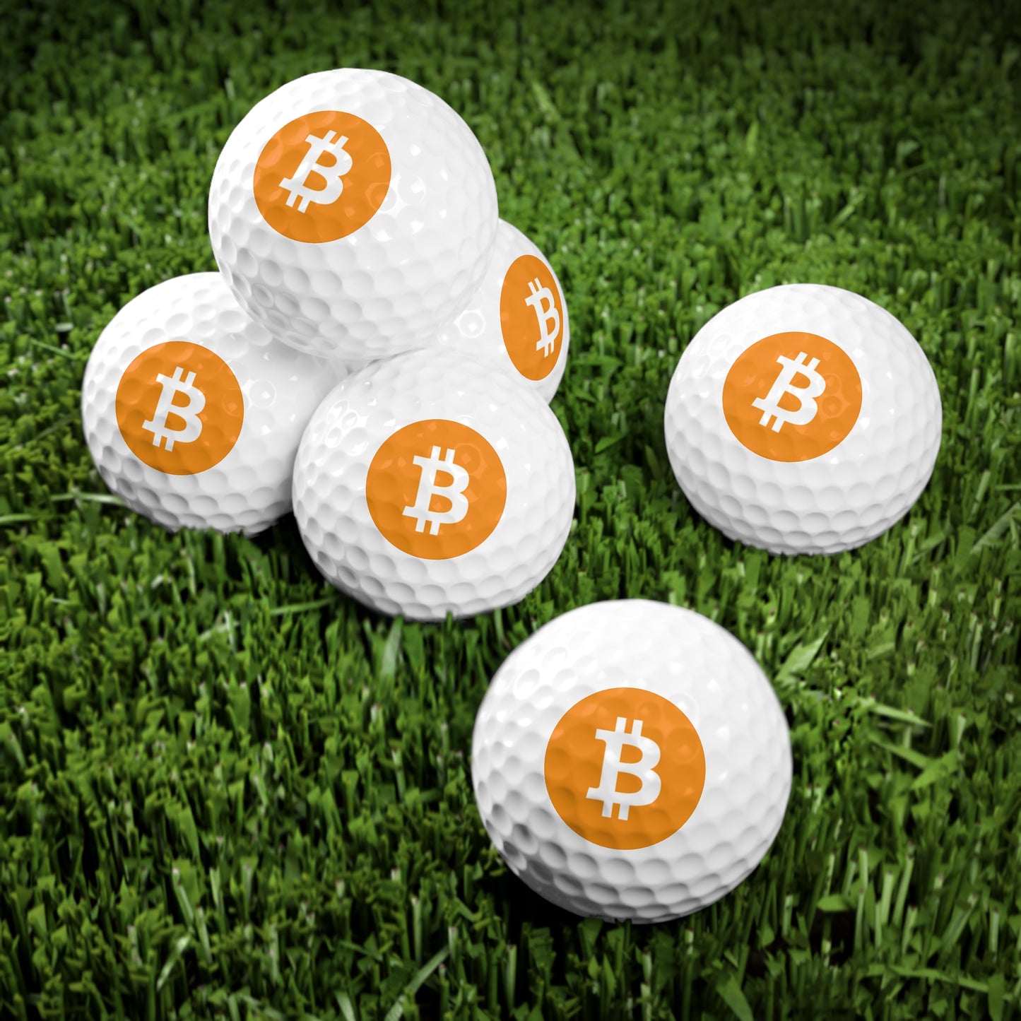 Bitcoin Golf Balls Set, Unique Gift for Golfers, Cryptocurrency Inspired Balls, Fun Golf Accessories, Perfect for Father's Day