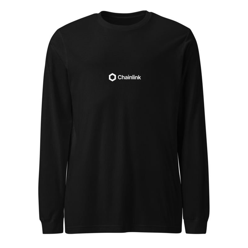 Chainlink Long-sleeve Tee in Black