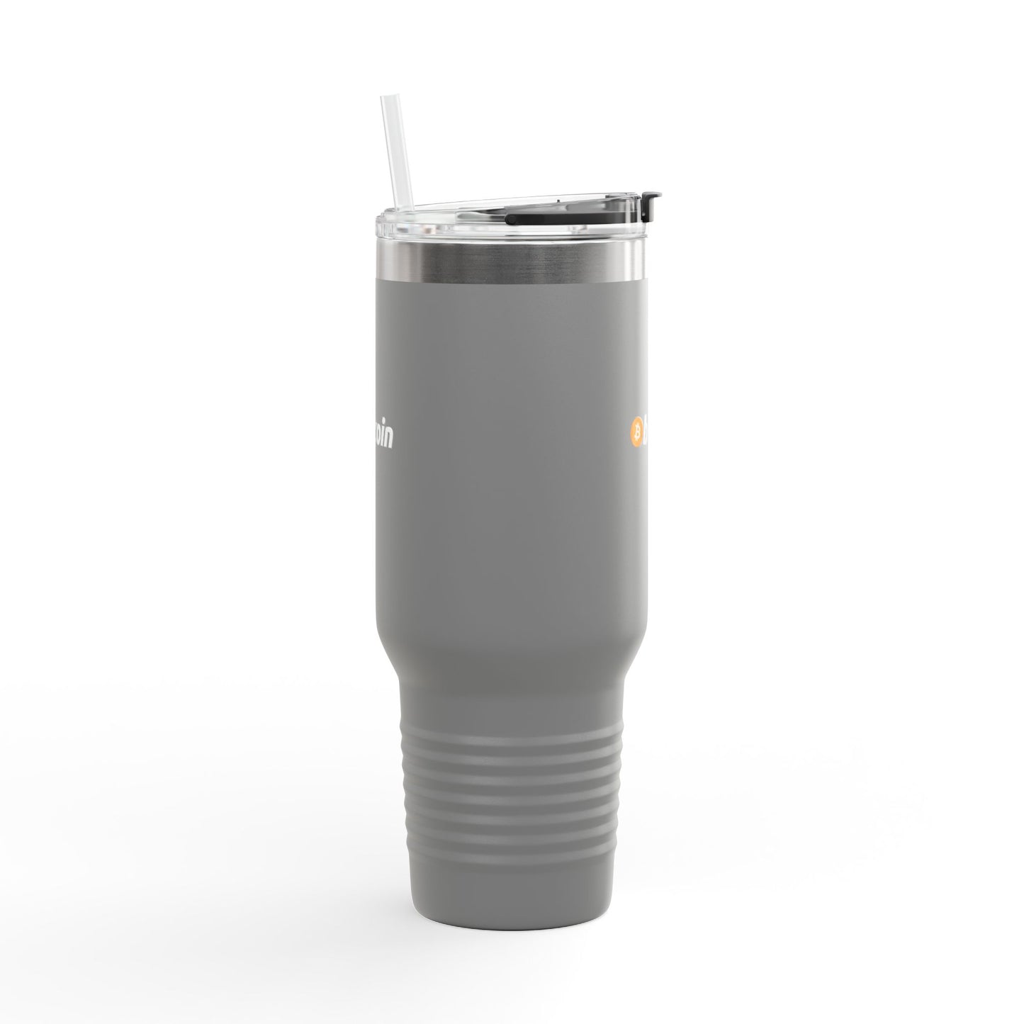 Bitcoin Insulated Travel Mug - 40oz Coffee Cup, Reusable Tumbler for Coffee Lovers, Great for Camping, Office, or Daily Use