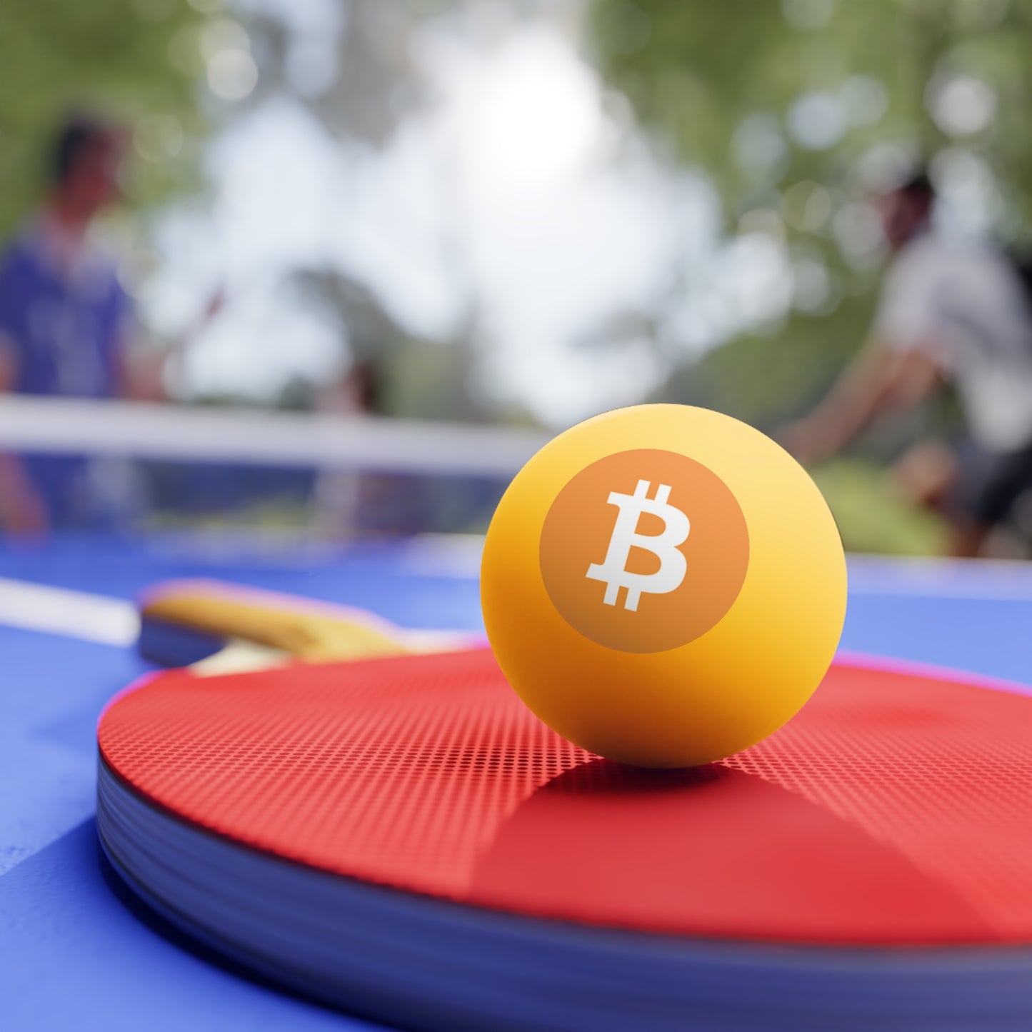 Bitcoin Ping Pong Balls - 6 Pack, Party Games, Cryptocurrency Theme, Gift for Gamers, Fun Decorations, Sports Accessories