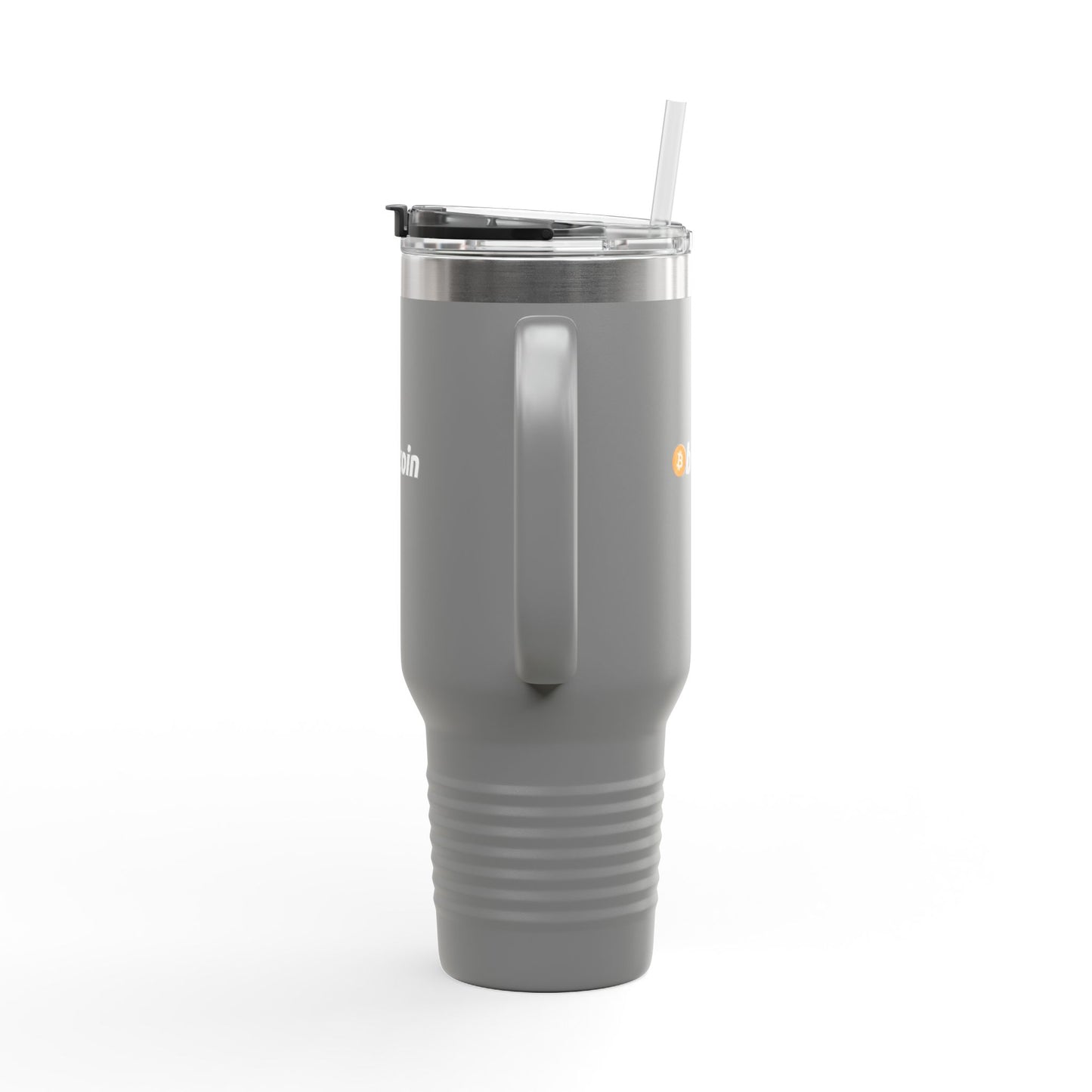 Bitcoin Insulated Travel Mug - 40oz Coffee Cup, Reusable Tumbler for Coffee Lovers, Great for Camping, Office, or Daily Use