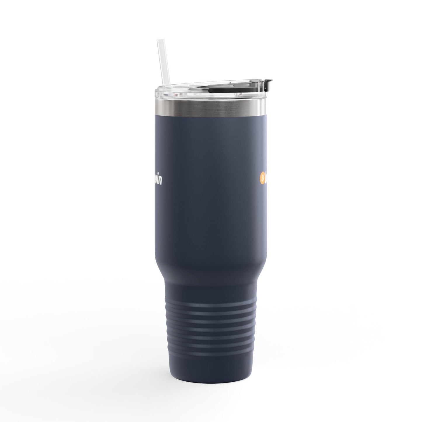 Bitcoin Insulated Travel Mug - 40oz Coffee Cup, Reusable Tumbler for Coffee Lovers, Great for Camping, Office, or Daily Use